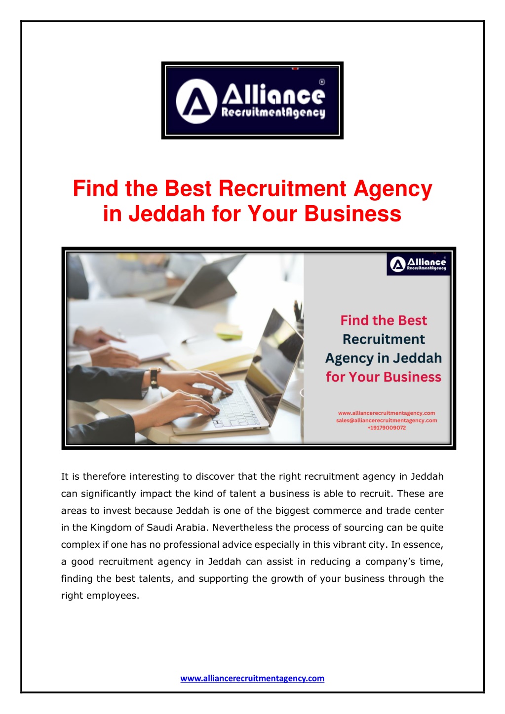 find the best recruitment agency in jeddah l.w