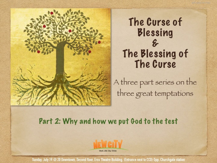 Temptation Through Jesus' Encounter with the Devil