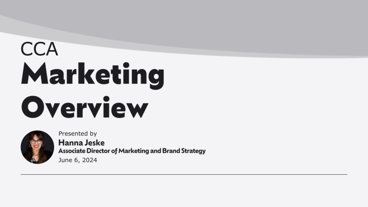 Strengthening the CCA Program Through Targeted Marketing Strategies