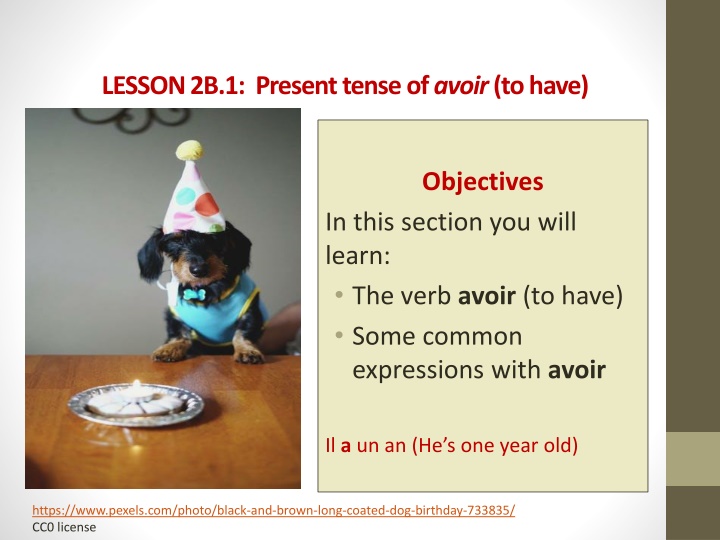 Learning French: Present Tense of 