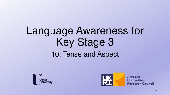 Tense and Aspect in Language Learning