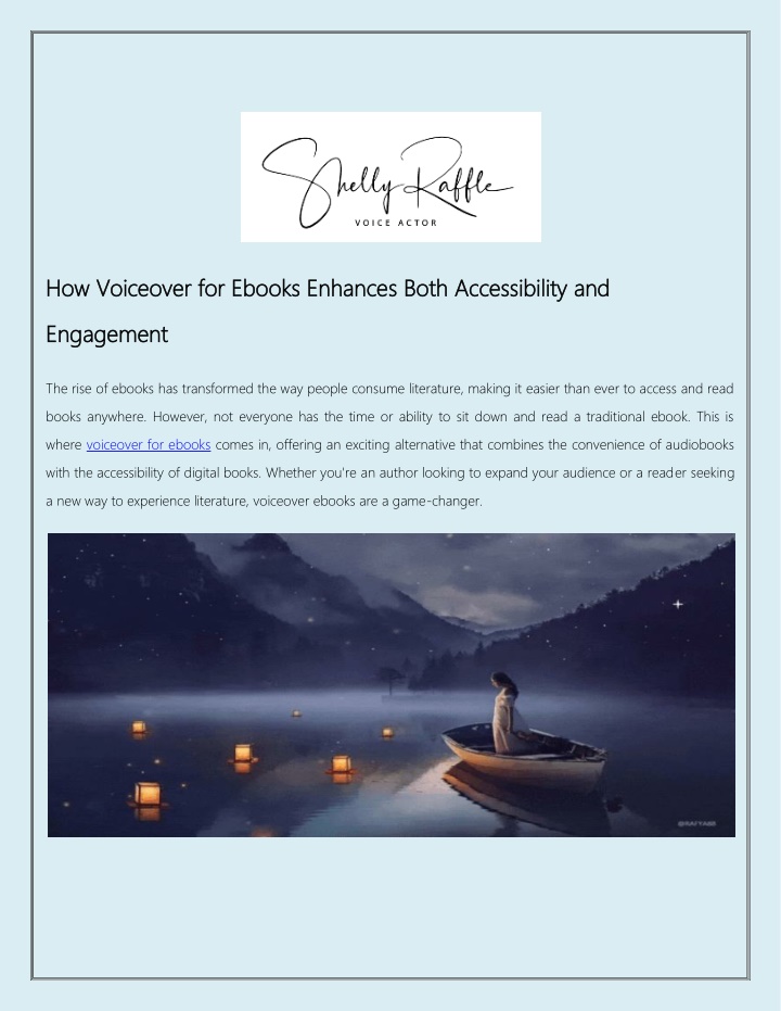 how voiceover for ebooks enhances both n.w