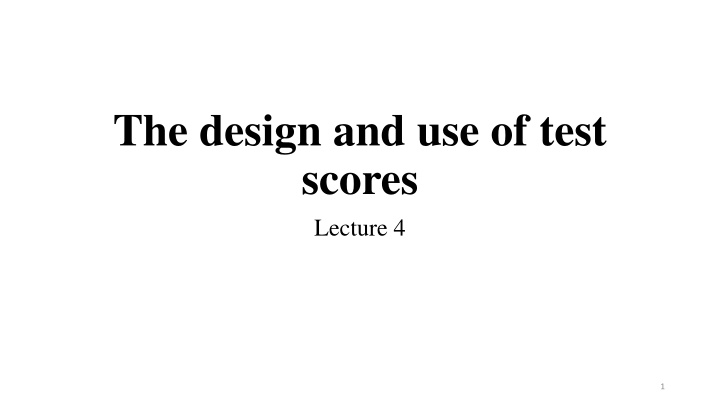 Item-Response Theory (IRT) in Educational Assessments