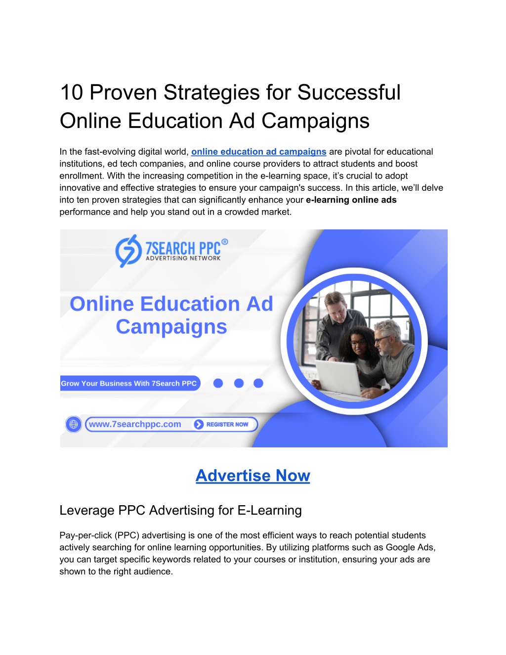 10 proven strategies for successful online l.w