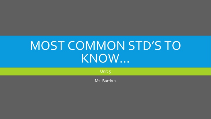 Chlamydia and Syphilis: Common STDs to Know