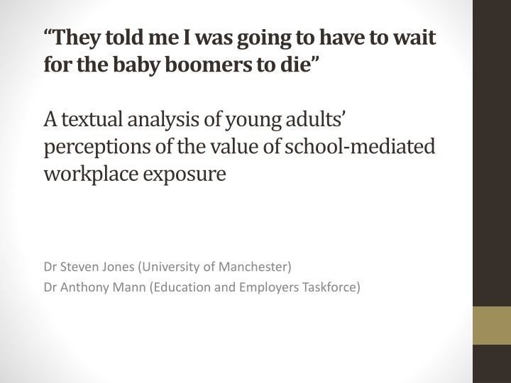 Importance of Employer Engagement in Education for Young Adults' Career Development