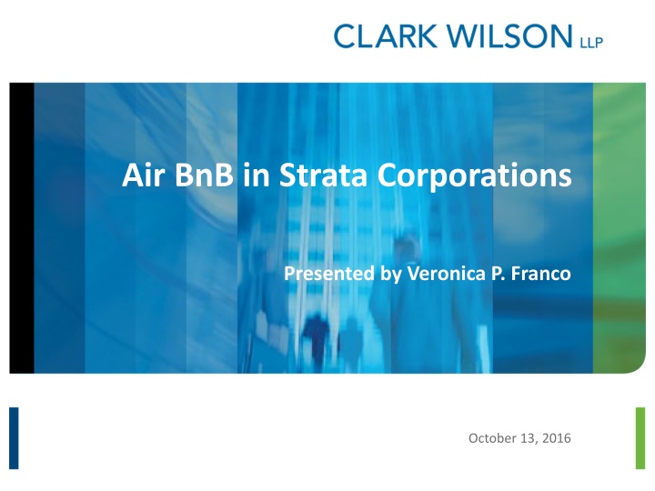 Short Term Rentals in Strata Corporations