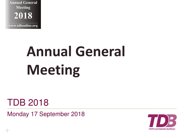 Annual General Meeting 2018 Summary