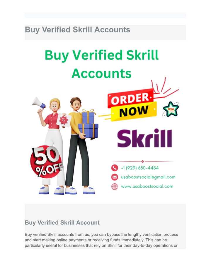 buy verified skrill accounts n.w