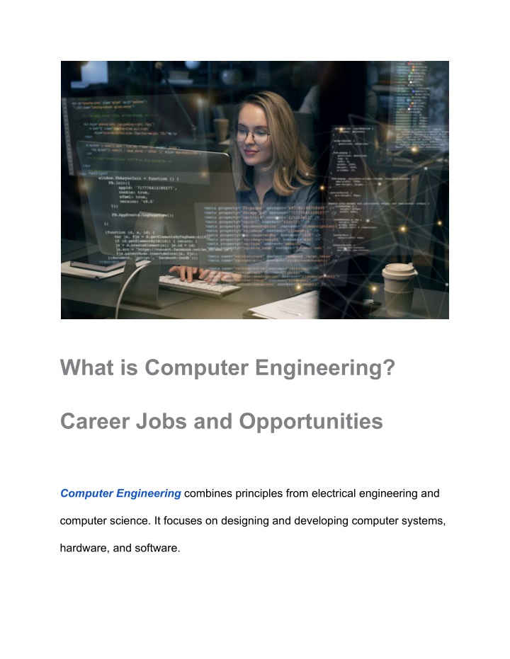 what is computer engineering n.w