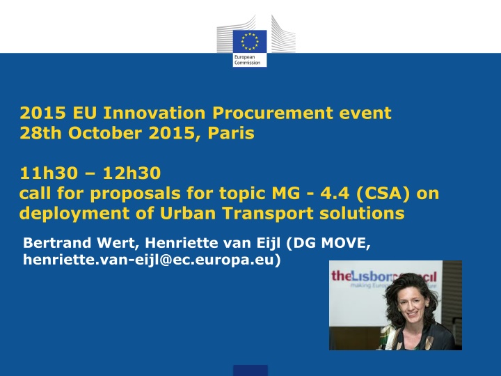 Enhancing Urban Transport Solutions in Europe
