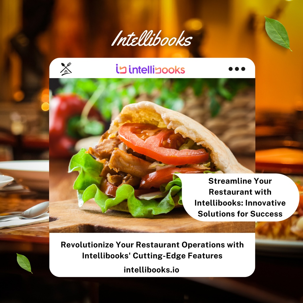 streamline your restaurant with intellibooks l.w