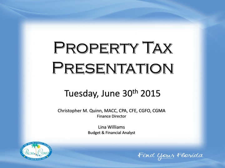 The TRIM Process for Property Taxation