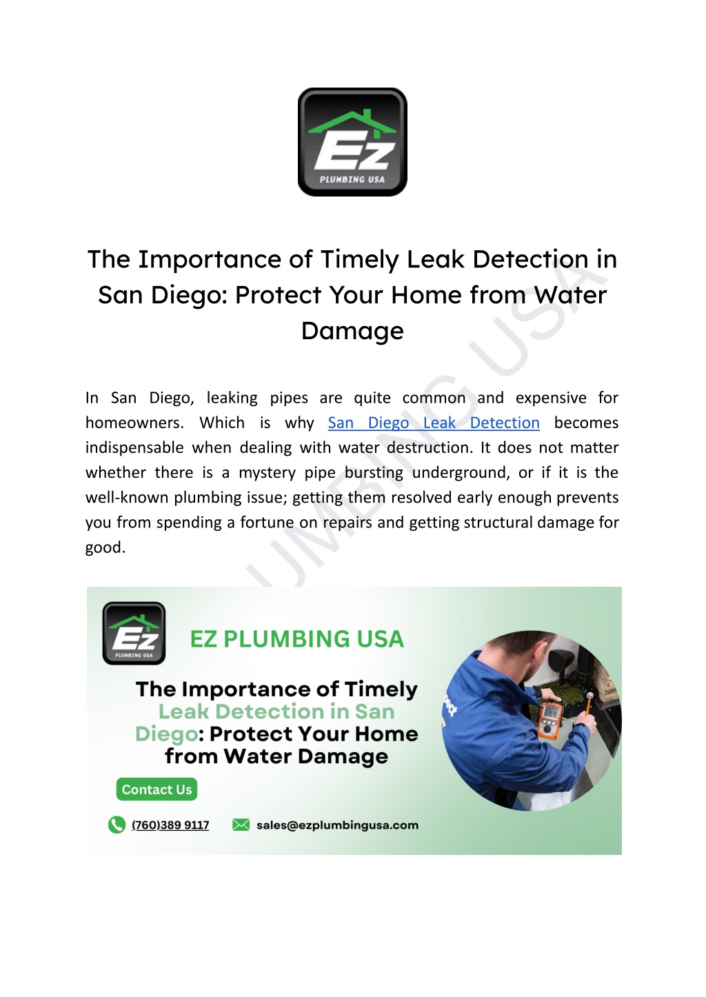 ez plumbing usa l.w