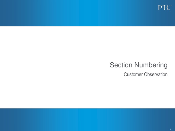 Challenges with Section Numbering and Document Formatting