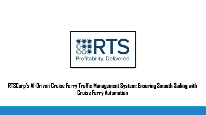 rtscorp s ai driven cruise ferry traffic n.w