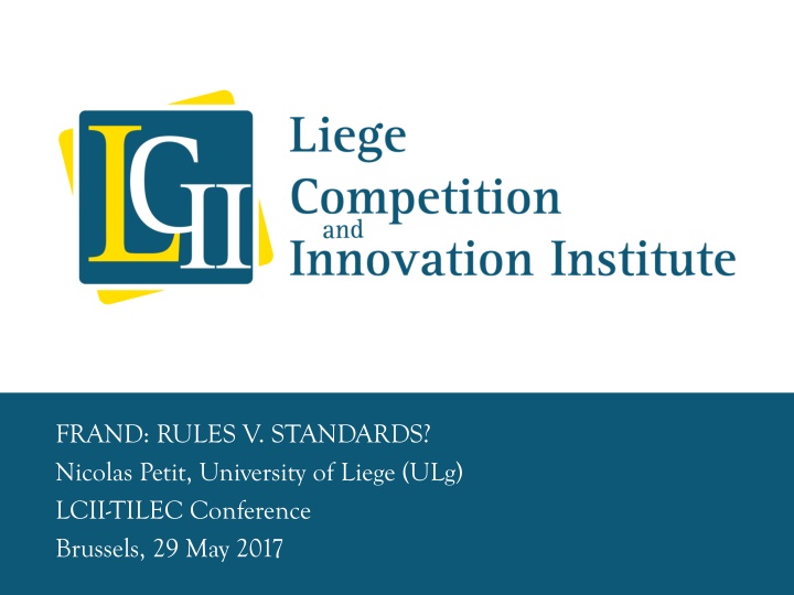 FRAND Rules vs Standards in Intellectual Property: A Legal Perspective
