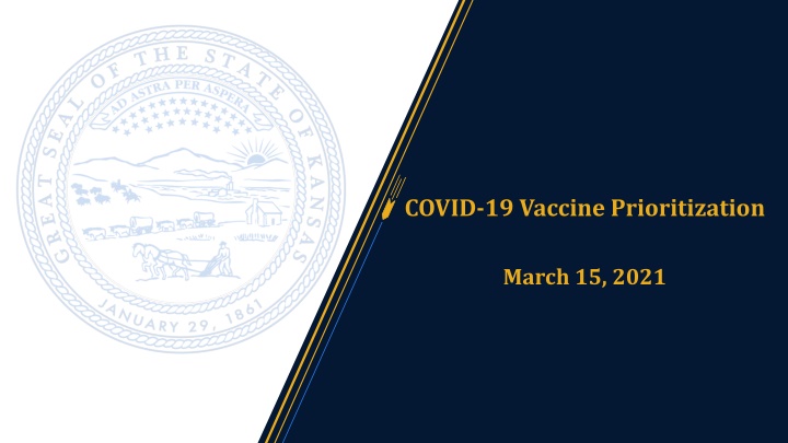Kansas COVID-19 Vaccine Prioritization Plan and Phases