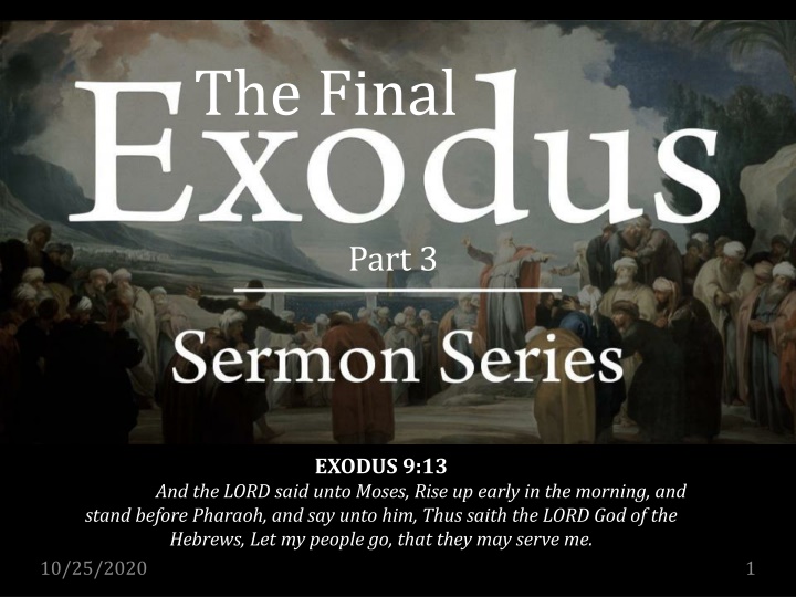 The Final Exodus: God's Command to Pharaoh and Israel's Journey