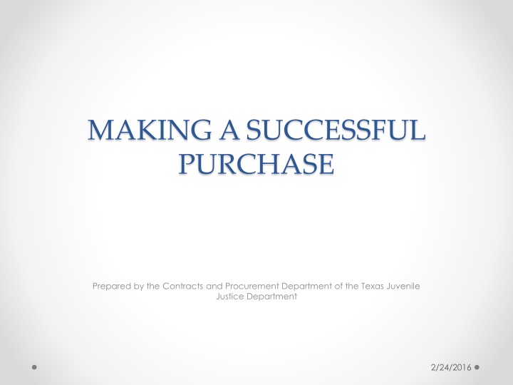 Simplifying the Purchasing Process for Success