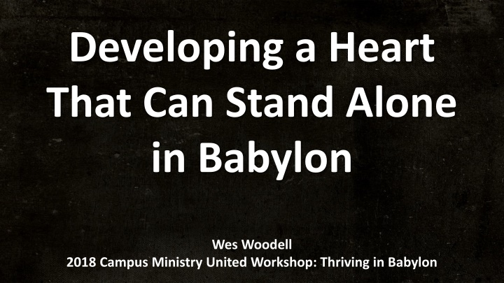 The Heart Biblically: A Journey of Self-Reflection
