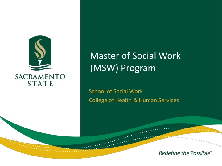MSW Program at School of Social Work: Overview and Requirements