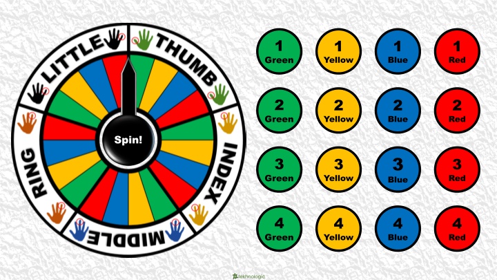 Colorful Numbers and Spin! Tekhnologic Image Collection