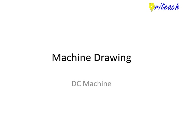 Machine Drawing for DC Machines