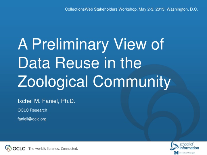 Data Reuse in the Zoological Community