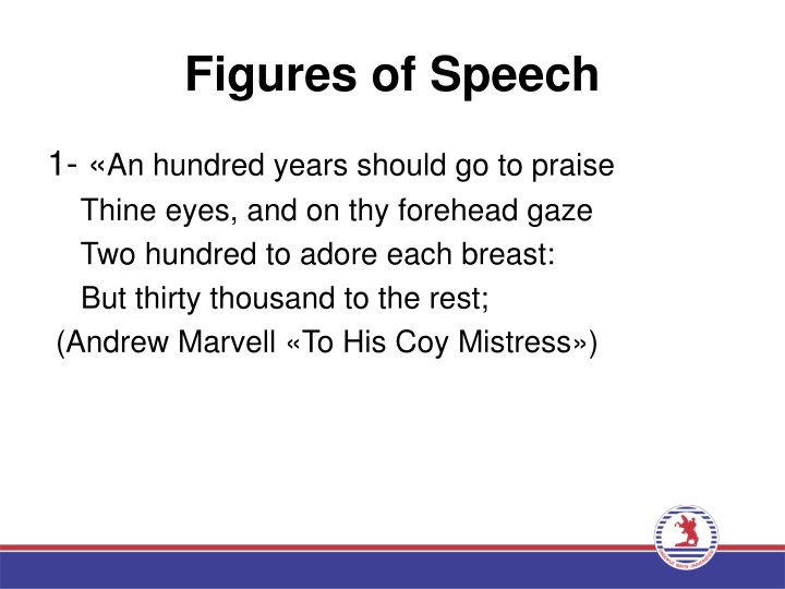 Figures of Speech in Poetry