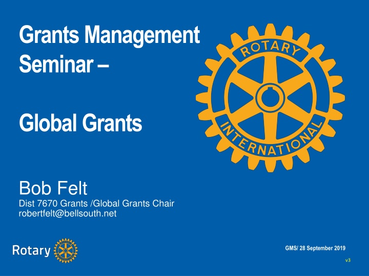 Global Grants Management Seminar Highlights