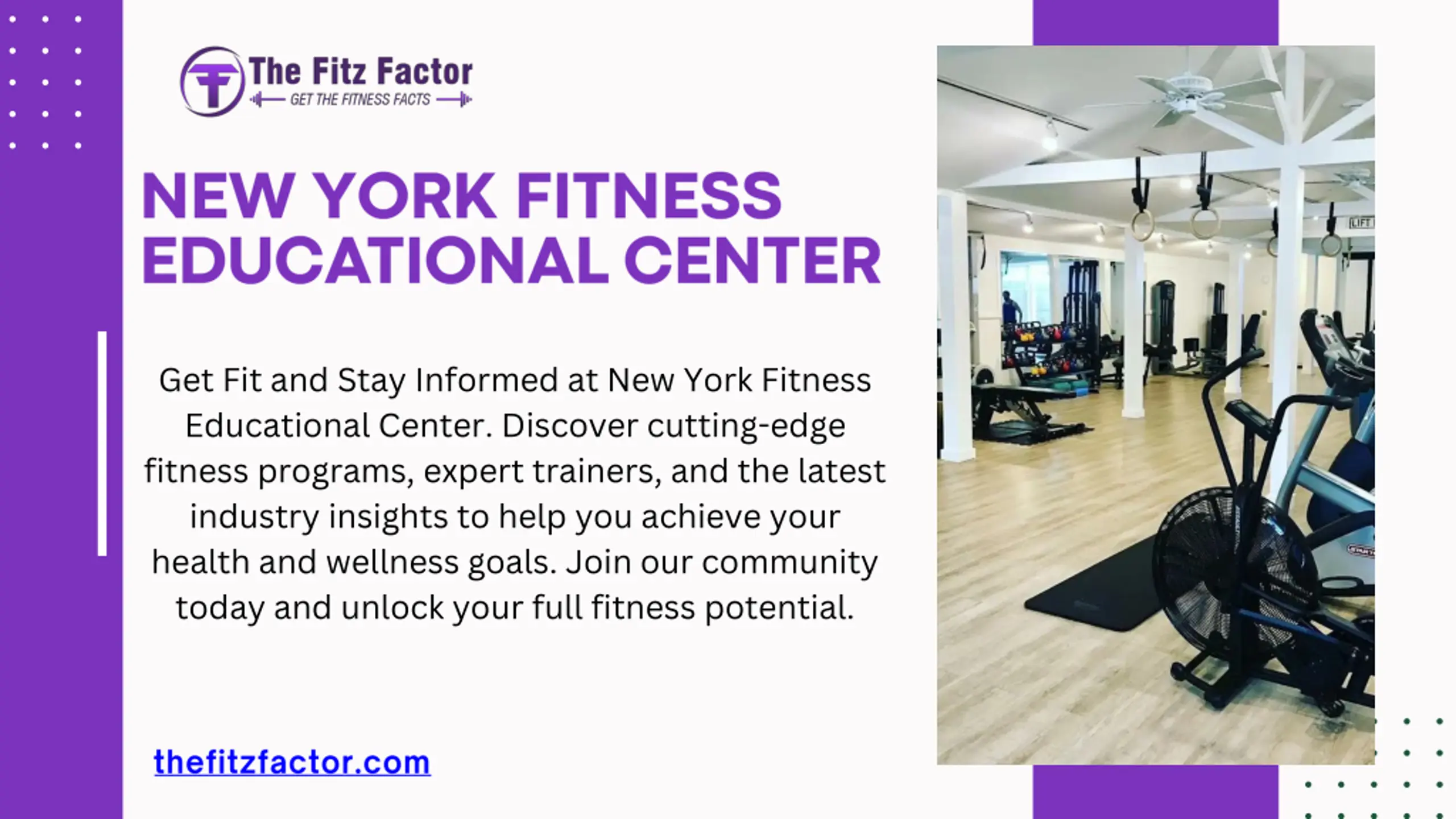 New York Fitness Educational Center - The Fitz Factor