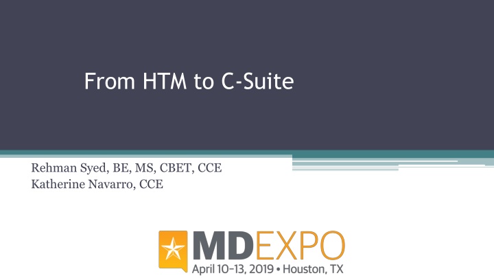 Transitioning from HTM to C-Suite: Insights and Expertise