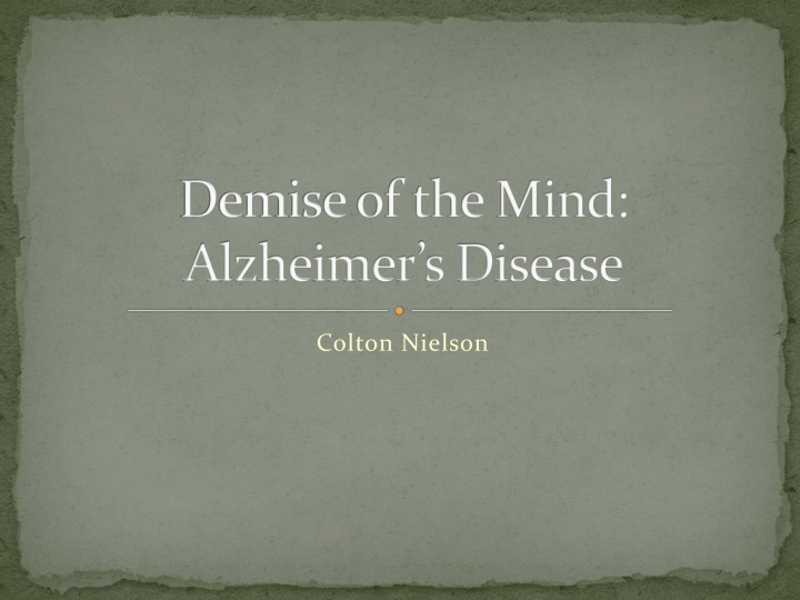 Alzheimer's Disease: Facts, Stages, and Impact