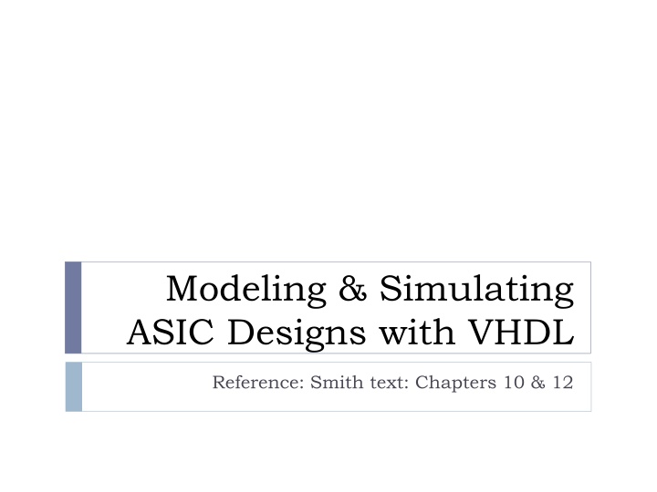VHDL for ASIC Design: A Comprehensive Guide