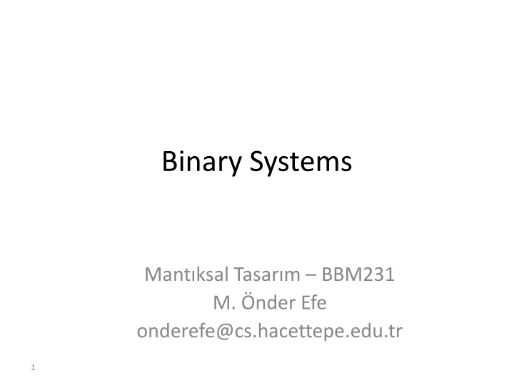 Binary and Numeric Systems in Computing