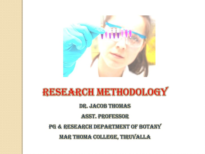 Scientific Method and Principles