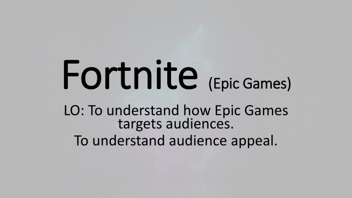 Audience Appeal and Engagement in Fortnite Gaming