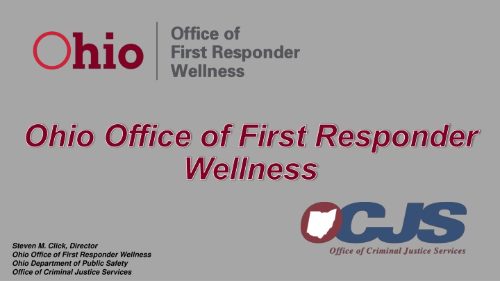 Ohio Office of First Responder Wellness Training Opportunities