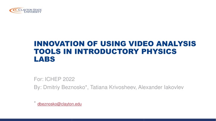 Enhancing Introductory Physics Labs with Video Analysis Tools