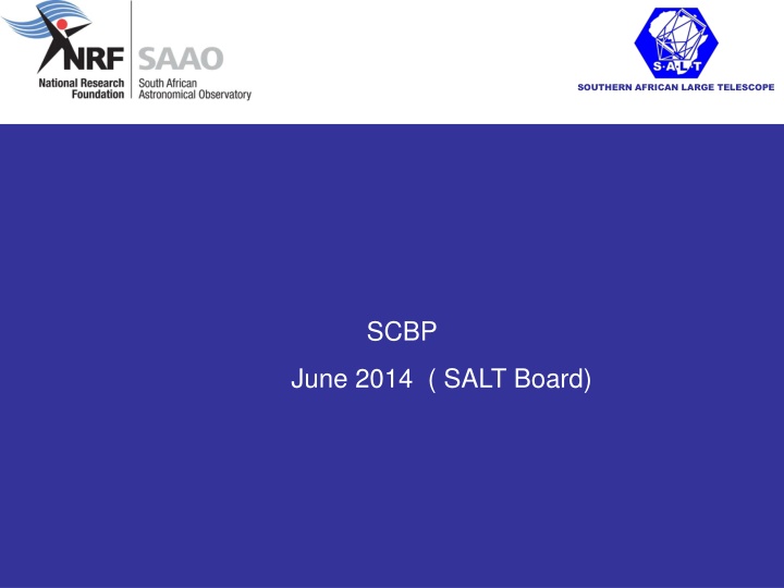Southern African Large Telescope Report Summary
