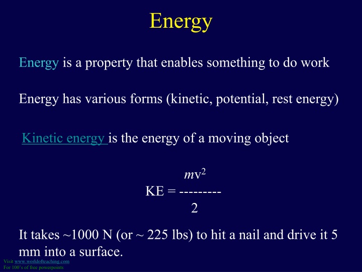 Energy and Light in Physics
