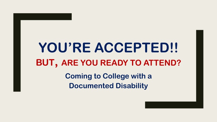 College Students with Disabilities: Rights and Responsibilities