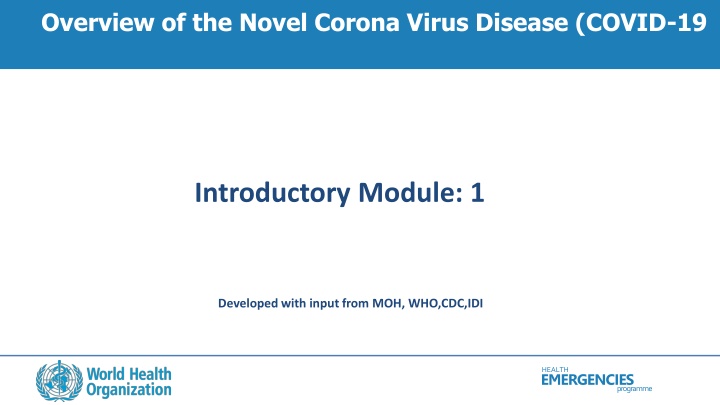 COVID-19: Key Information and Insights