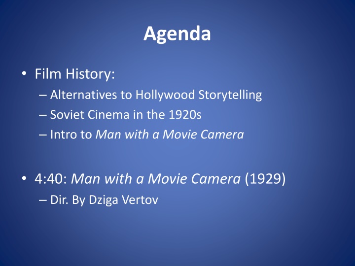 Alternative Narratives in Early 20th Century Cinema