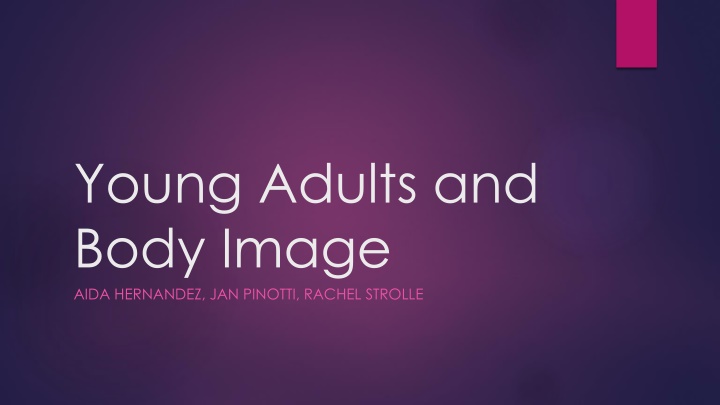 Teen Body Image and Eating Disorders