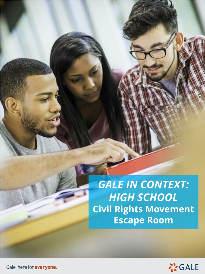 High School Civil Rights Movement Escape Room