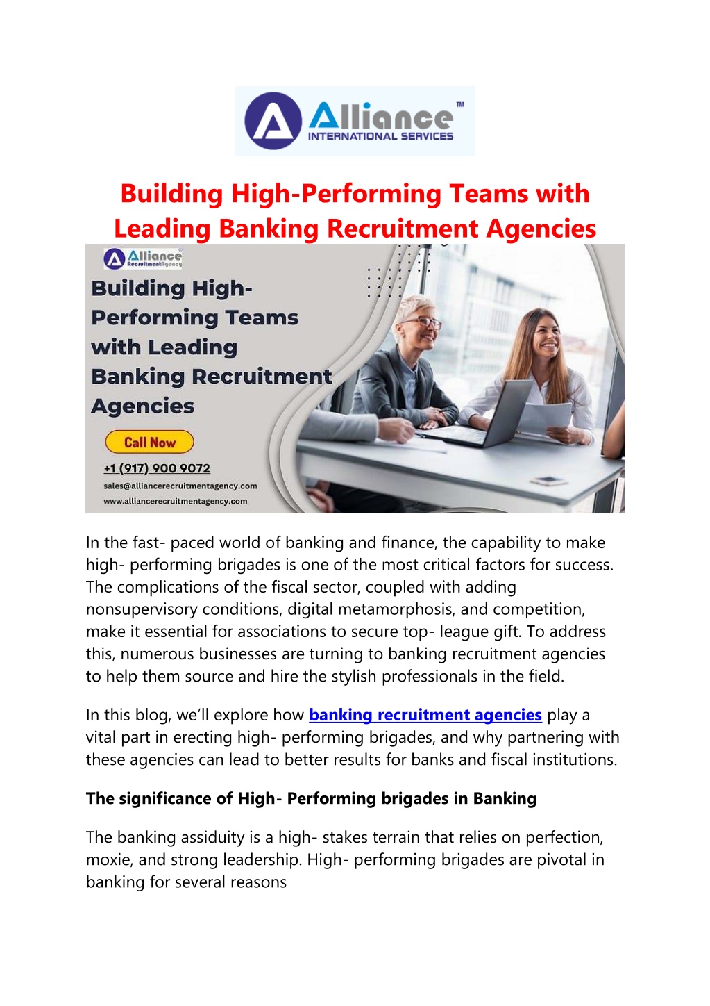 building high performing teams with leading l.w