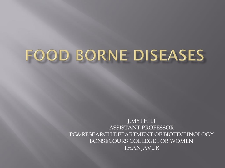 Food-Borne Diseases: Causes, Symptoms, and Prevention