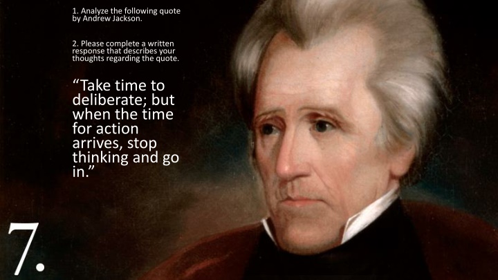 Reflection on Quotes by Andrew Jackson and Henry Clay